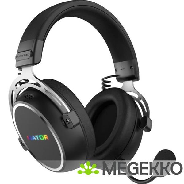Grote foto hator hypergang 3 wireless noise cancelling rgb gaming headset zwart audio tv en foto koptelefoons