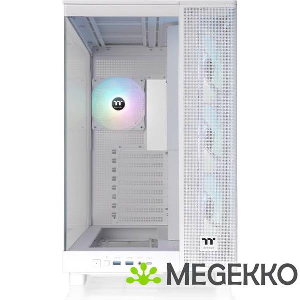 Grote foto thermaltake view 380 xl tg argb midi tower wit computers en software behuizingen en kasten