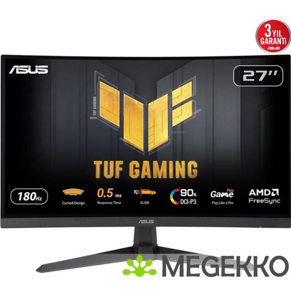 Grote foto asus tuf gaming vg27wq3b 27 quad hd 180hz va gaming monitor computers en software overige computers en software