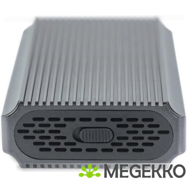 Grote foto digitus da 71158 behuizing voor opslagstations sdd behuizing grijs m.2 computers en software behuizingen en kasten