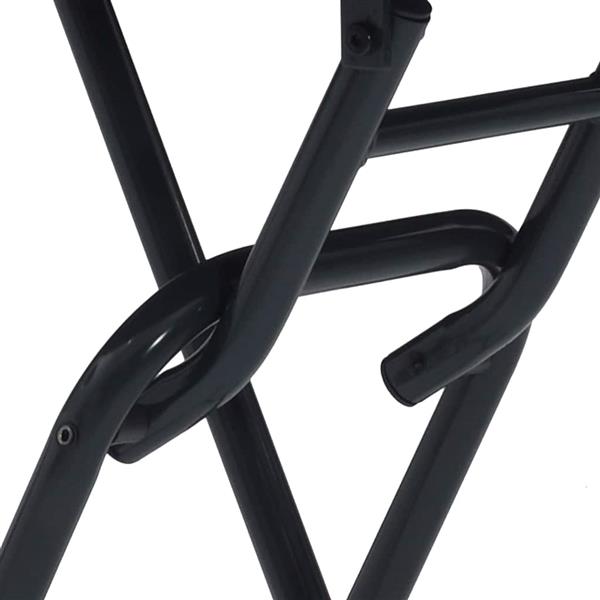 Grote foto vidaxl tuinstafel antraciet 50 x 50 x 72 cm metaal tuin en terras tuinmeubelen