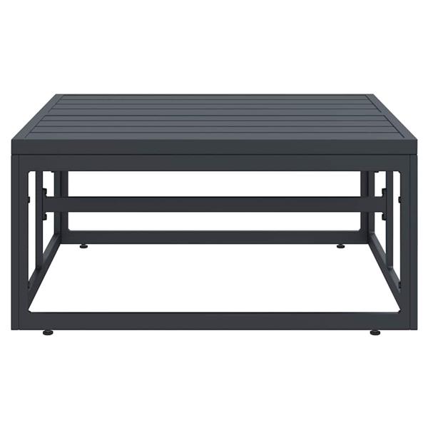 Grote foto vidaxl buitenmeubilair antraciet 70 x 70 5 x 32 cm staal tuin en terras tuinmeubelen