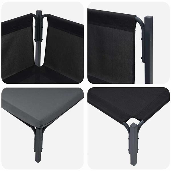 Grote foto vidaxl buitenmeubilair 2 stuk antraciet 80 x 80 x 71 cm staal tuin en terras tuinmeubelen