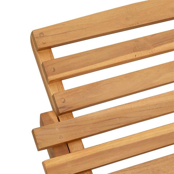 Grote foto vidaxl ligstoel bruin 198 x 55 x 58 5 cm massief teakhout tuin en terras tuinmeubelen