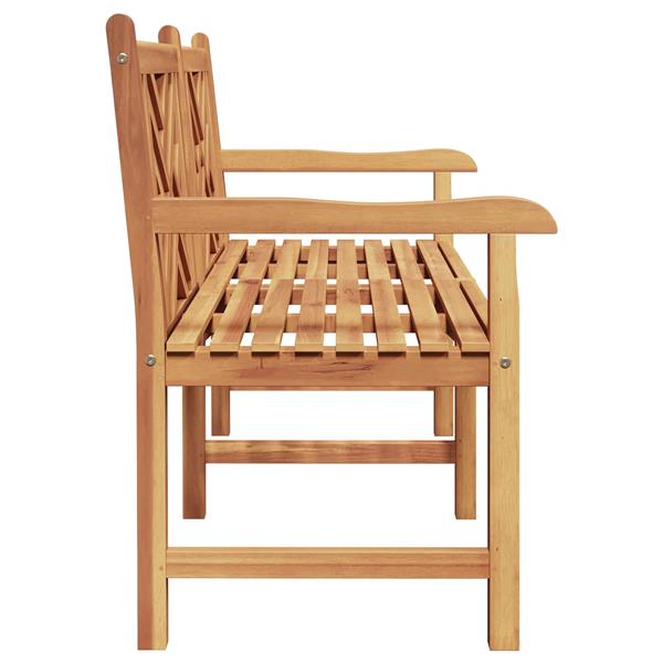 Grote foto vidaxl bank bruin 150 x 60 x 90 cm massief teakhout tuin en terras tuinmeubelen