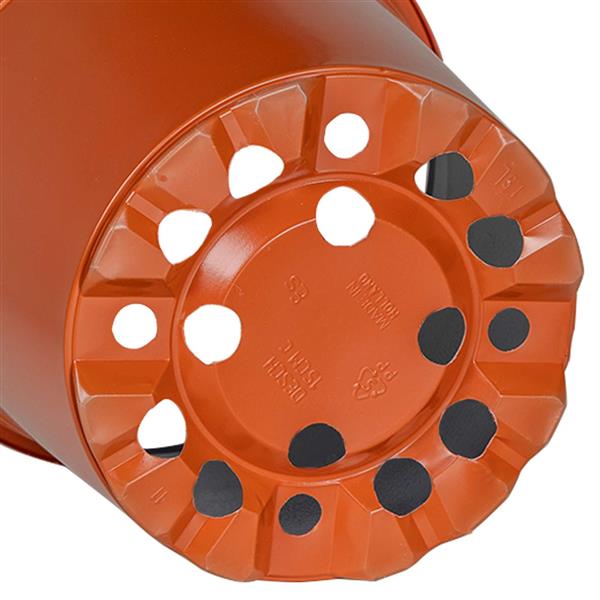 Grote foto vidaxl bloempot 50 pcs terracotta 15 x 13 cm kunststof tuin en terras overige tuin en terras