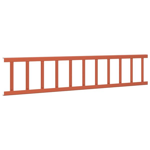 Grote foto vidaxl dak sneeuwbeugel rood 600 x 2 5 x 20 cm staal tuin en terras hekken en schuttingen