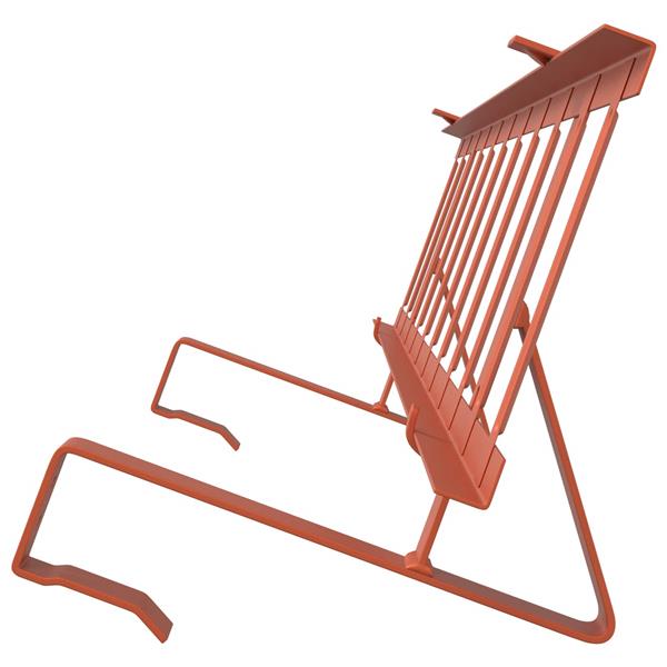 Grote foto vidaxl dak sneeuwbeugel rood 300 x 29 5 x 34 5 cm staal tuin en terras hekken en schuttingen