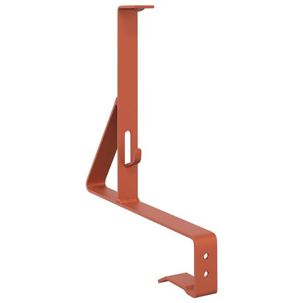 Grote foto vidaxl sneeuwbeveiligingsteun 12 pcs rood 29 5 x 3 x 34 5 cm staal tuin en terras hekken en schuttingen