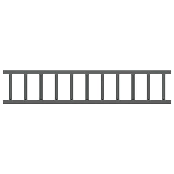 Grote foto vidaxl dak sneeuwbeugel antraciet 600 x 2 5 x 20 cm staal tuin en terras hekken en schuttingen