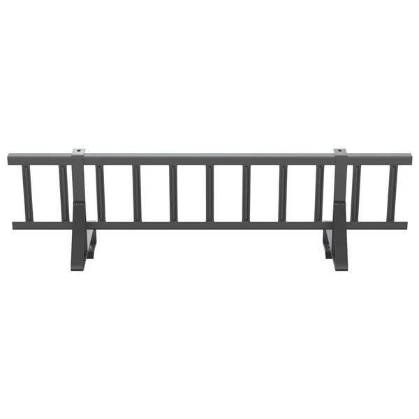 Grote foto vidaxl dak sneeuwbeugel antraciet 100 x 29 5 x 34 5 cm staal tuin en terras hekken en schuttingen