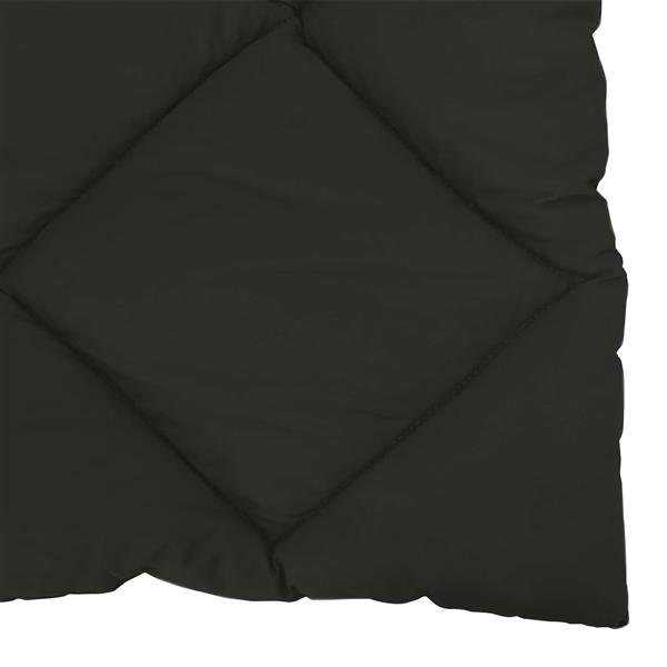 Grote foto vidaxl zomerdekbed zwart 220 x 240 cm microfiber huis en inrichting bedden