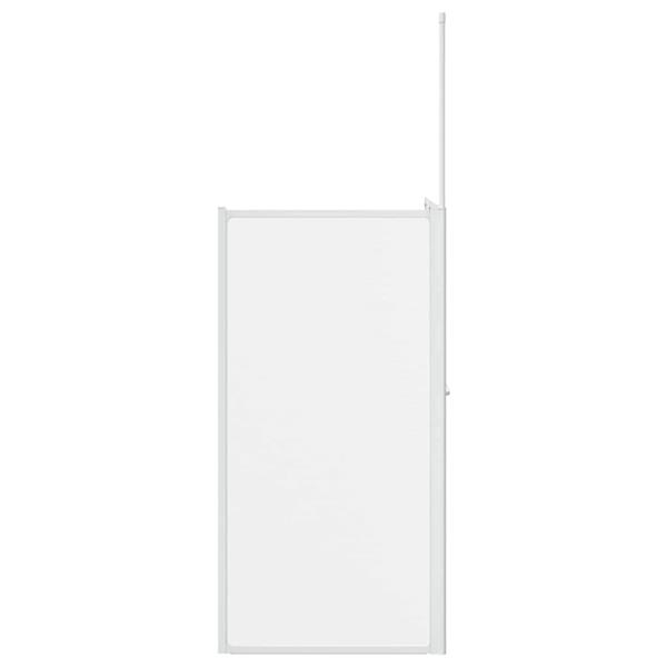 Grote foto vidaxl bad scheidingswand mat 120 x 70 x 137 cm aluminium doe het zelf en verbouw sanitair