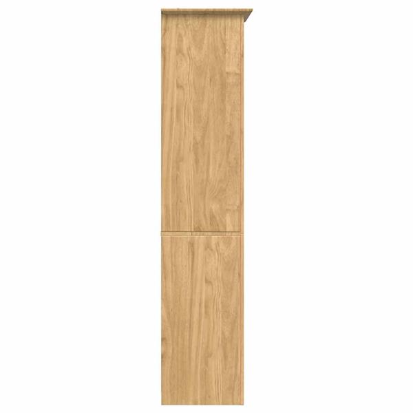 Grote foto vidaxl boekenkast bodo honingbruin 82 x 40 x 173 cm bewerkt hout huis en inrichting overige