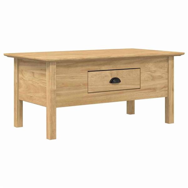 Grote foto vidaxl salontafel bodo honingbruin 100 x 55 x 45 8 cm bewerkt hout huis en inrichting eettafels