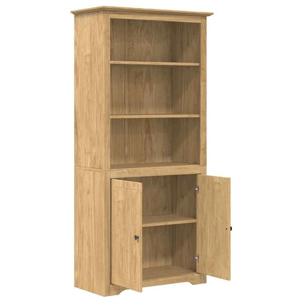 Grote foto vidaxl boekenkast bodo honingbruin 82 x 40 x 173 cm bewerkt hout huis en inrichting overige