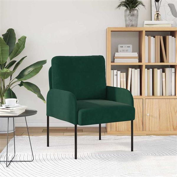 Grote foto vidaxl banken met kussen 55cm donkergroen multiplex huis en inrichting bankstellen