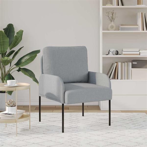 Grote foto vidaxl banken met kussen 55cm lichtgrijs multiplex huis en inrichting bankstellen