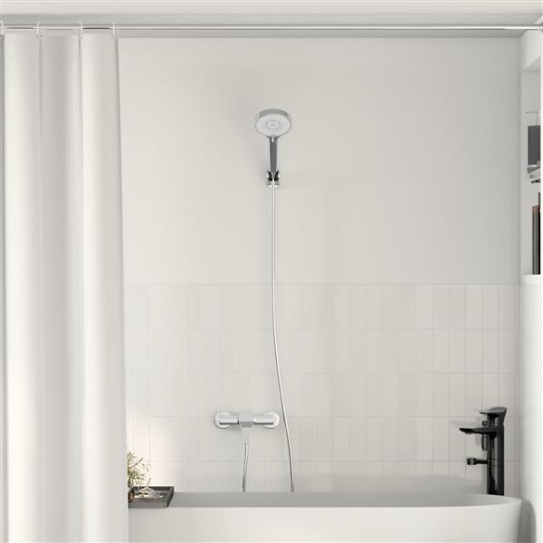 Grote foto vidaxl doucheset chroom g 1 2 inch koper doe het zelf en verbouw sanitair