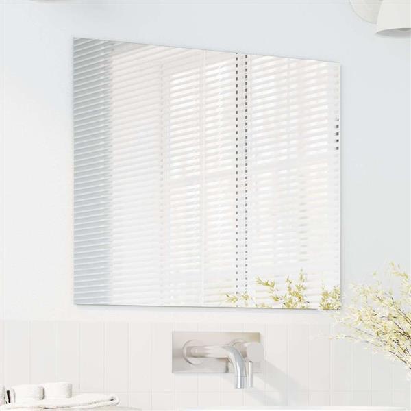 Grote foto vidaxl wandspiegel rechthoekig 50 x 60 cm gehard glas antiek en kunst spiegels