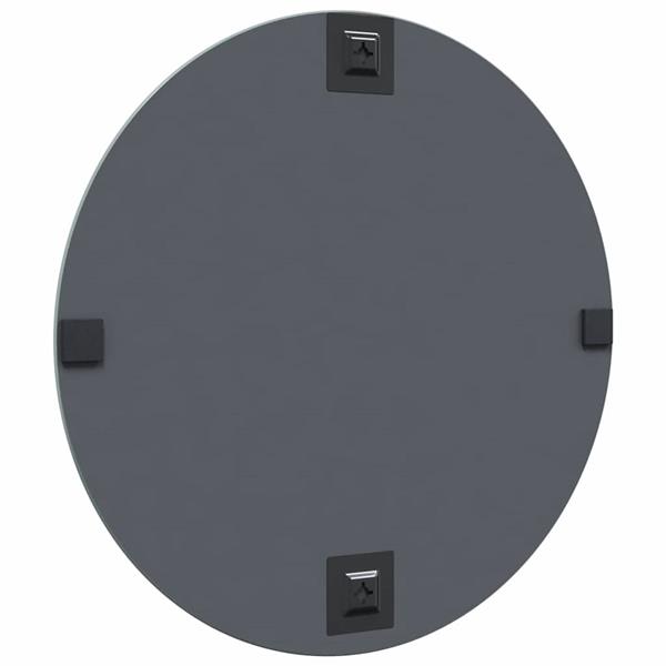 Grote foto vidaxl wandspiegel rond 60 cm gehard glas antiek en kunst spiegels