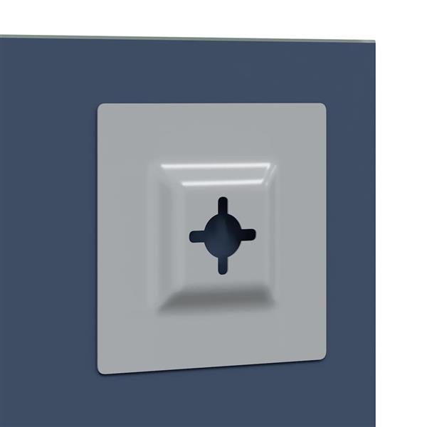 Grote foto vidaxl wandspiegel vierkant 60 x 60 cm gehard glas antiek en kunst spiegels