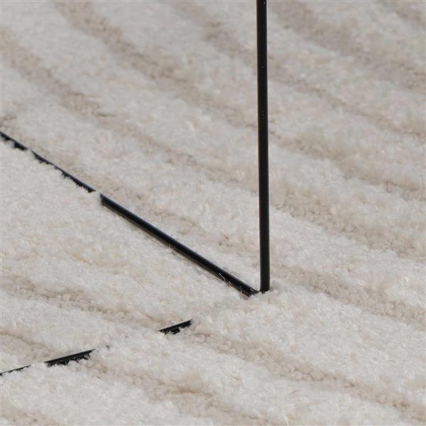 Grote foto vidaxl vloerkleden rechthoekig galati cr me 170 x 120 cm polyester huis en inrichting vloerbedekking en kleden