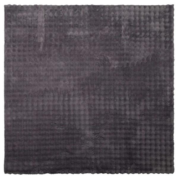 Grote foto vidaxl vloerkleden vierkant sirolo antraciet 240 x 240 cm polyester huis en inrichting vloerbedekking en kleden