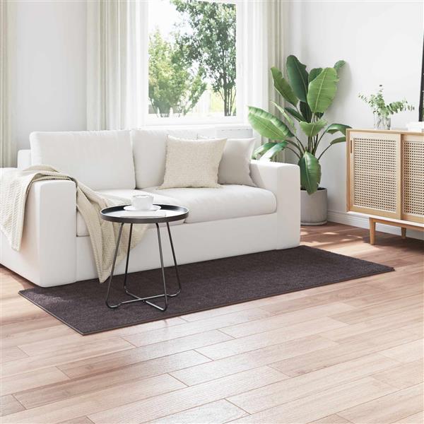 Grote foto vidaxl vloerkleden rechthoekig sirolo antraciet 150 x 80 cm polyester huis en inrichting vloerbedekking en kleden