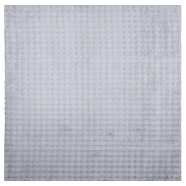 Grote foto vidaxl vloerkleden vierkant sirolo grijs 120 x 120 cm polyester huis en inrichting vloerbedekking en kleden