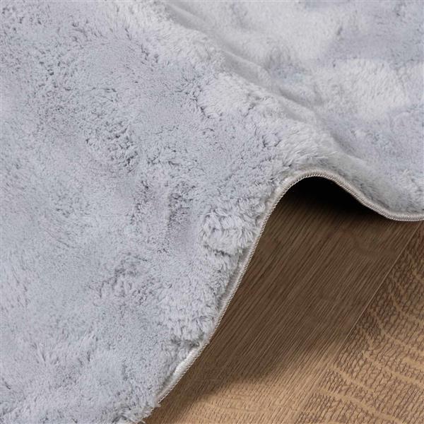 Grote foto vidaxl vloerkleden rechthoekig sirolo grijs 150 x 80 cm polyester huis en inrichting vloerbedekking en kleden