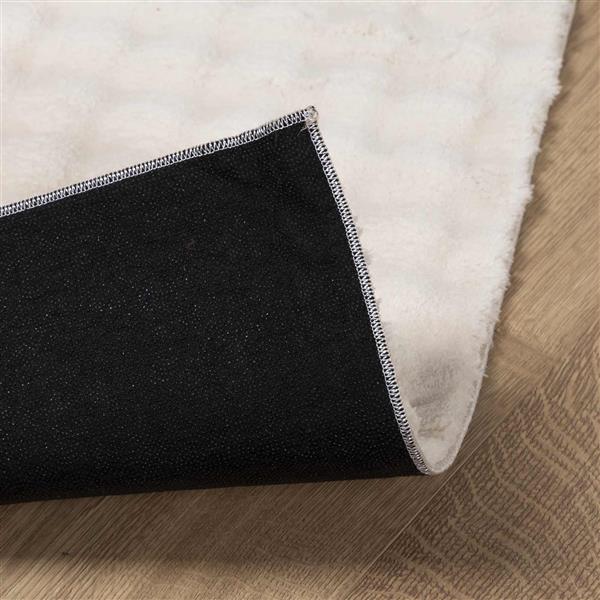 Grote foto vidaxl vloerkleden rechthoekig sirolo beige 340 x 240 cm polyester huis en inrichting vloerbedekking en kleden