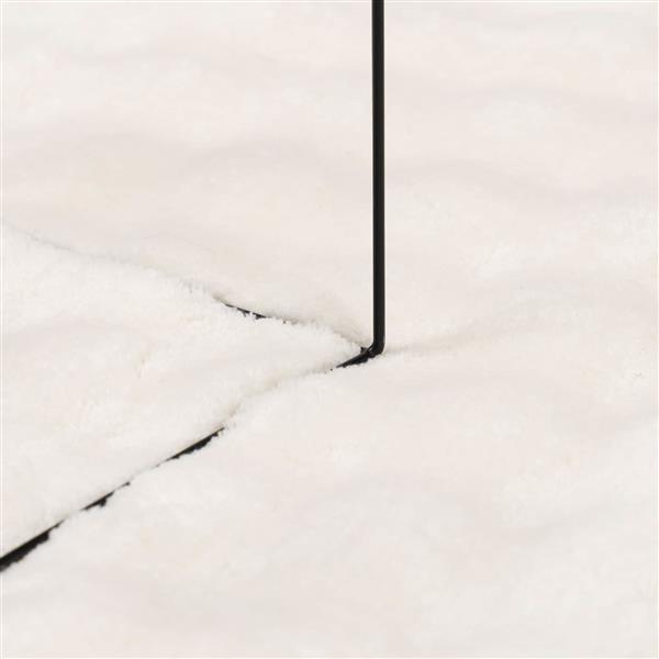 Grote foto vidaxl vloerkleden rechthoekig sirolo cr me 340 x 240 cm polyester huis en inrichting vloerbedekking en kleden