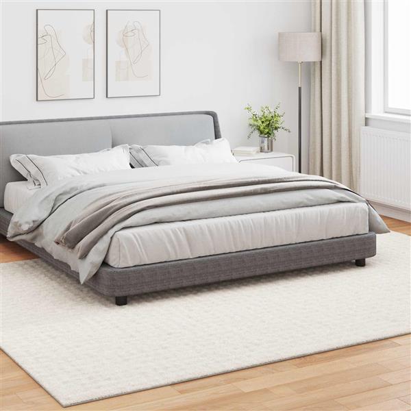 Grote foto vidaxl vloerkleden rechthoekig sirolo cr me 280 x 200 cm polyester huis en inrichting vloerbedekking en kleden