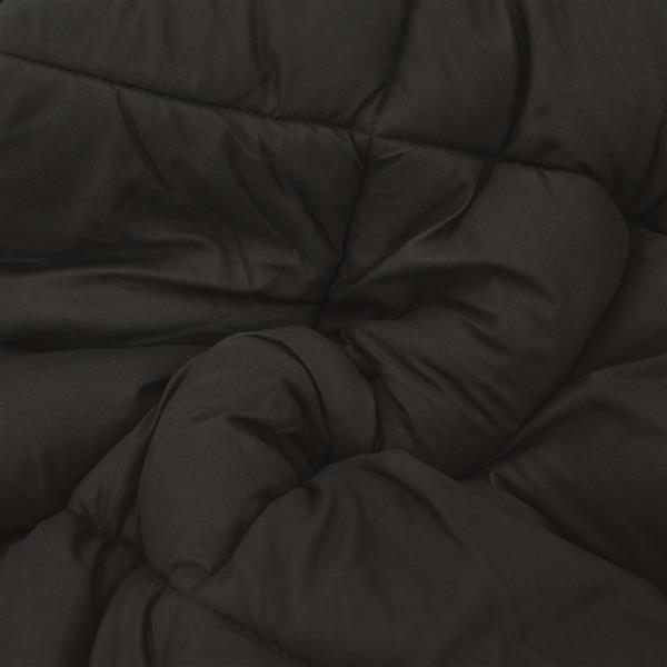 Grote foto vidaxl zomerdekbed zwart en taupe 240 x 200 cm microfiber huis en inrichting bedden