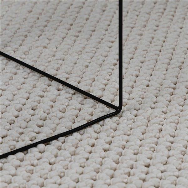 Grote foto vidaxl vloerkleden rechthoekig lugo cr me 280 x 200 cm polyester huis en inrichting vloerbedekking en kleden