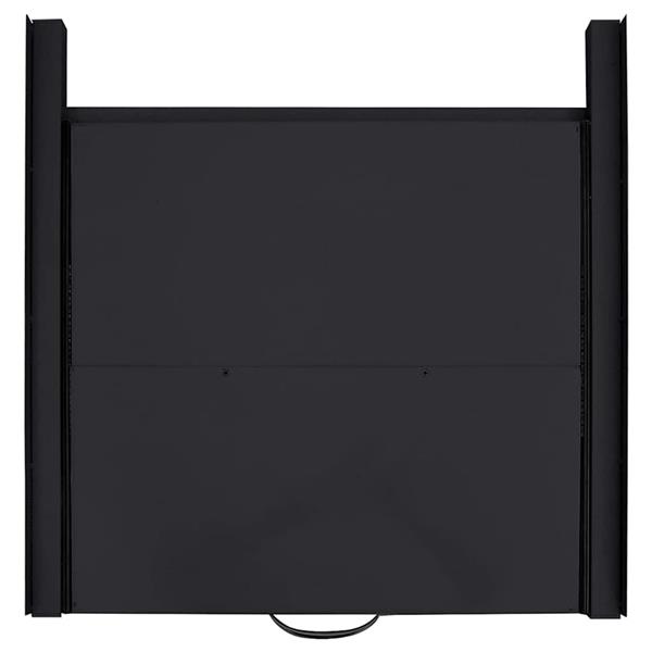 Grote foto vidaxl wasmachine tussenplank zwart 60 x 60 x 8 cm staal witgoed en apparatuur wasmachines