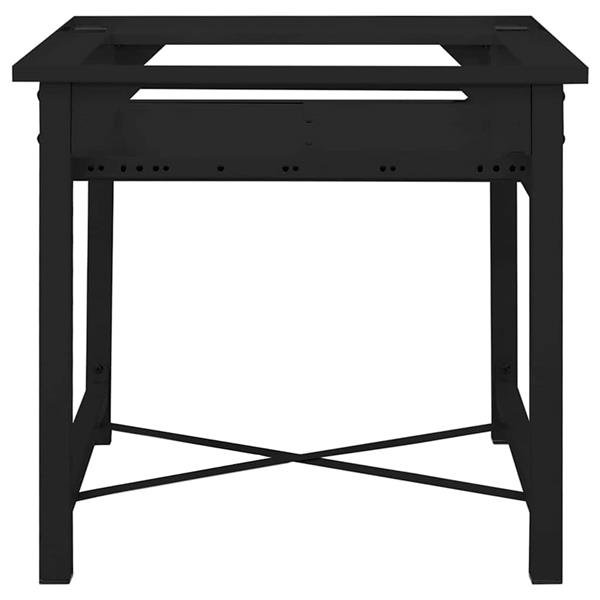 Grote foto vidaxl wasmachine pedestal zwart 60 x 56 x 52 cm staal witgoed en apparatuur wasmachines