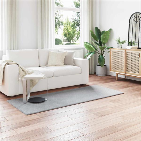 Grote foto vidaxl antislip neplederen konijnenbont vloerkleed olite grijs huis en inrichting vloerbedekking en kleden