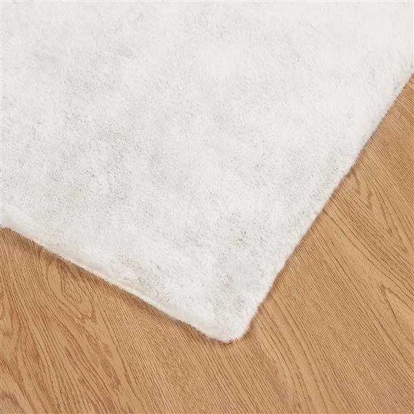 Grote foto vidaxl antislip neplederen konijnenbont vloerkleed olite cr me huis en inrichting vloerbedekking en kleden