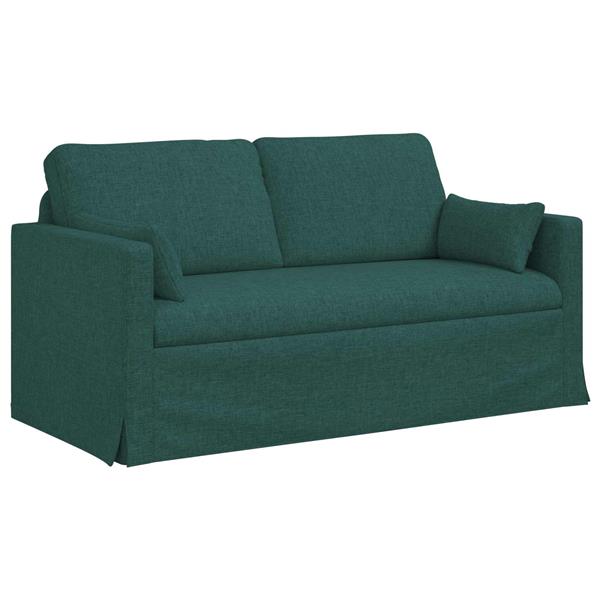 Grote foto vidaxl bank donkergroen 158 x 78 x 80 cm stof huis en inrichting bankstellen