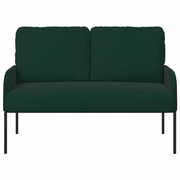 Grote foto vidaxl banken met kussen 110cm donkergroen multiplex huis en inrichting bankstellen