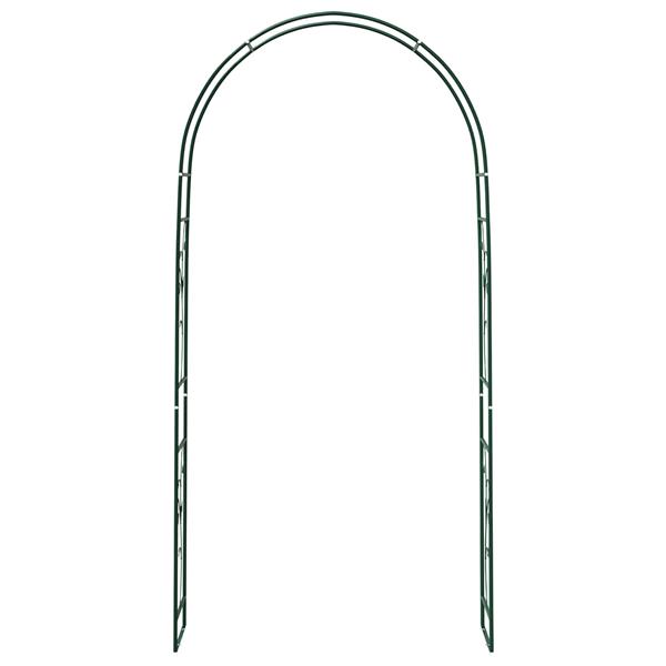 Grote foto vidaxl tuin boog bloemen groen 115 x 37 x 231 cm tuin en terras overige tuin en terras