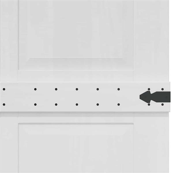 Grote foto vidaxl deur corona wit 80 x 210 cm bewerkt hout doe het zelf en verbouw deuren en horren