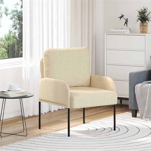 Grote foto vidaxl banken met kussen 55cm cr me multiplex huis en inrichting bankstellen