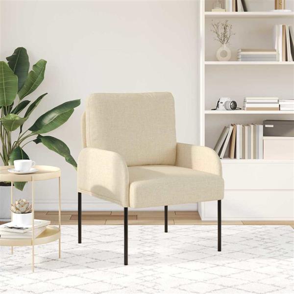 Grote foto vidaxl banken met kussen 55cm cr me multiplex huis en inrichting bankstellen