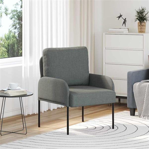 Grote foto vidaxl banken met kussen 55cm donkergrijs multiplex huis en inrichting bankstellen