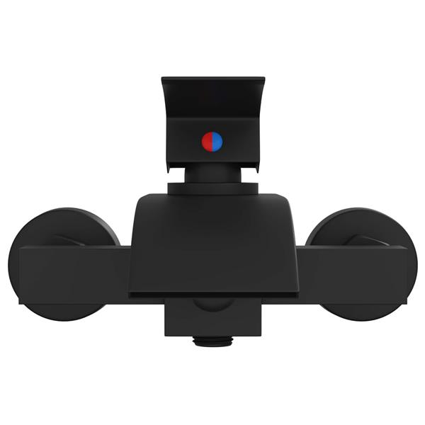 Grote foto vidaxl douchemengkraan zwart g 1 2 inch doe het zelf en verbouw sanitair