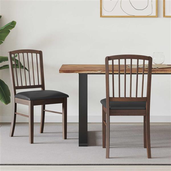 Grote foto vidaxl eettafelstoelen 2 pcs licht bruin 50 x 52 5 x 91 cm huis en inrichting stoelen