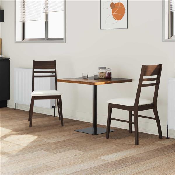 Grote foto vidaxl eettafelstoelen 2 pcs licht bruin 43 x 54 x 89 cm huis en inrichting stoelen